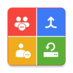 delete multi contacts - merge android application logo